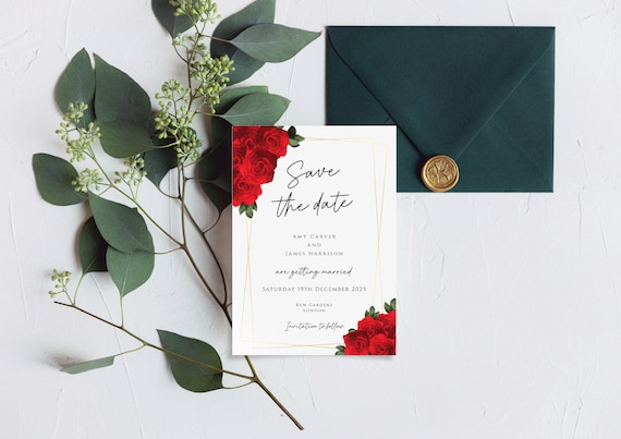 25 Stunning Ideas For A Red Rose Wedding Theme • Confetti & Roses - View #4