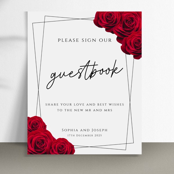 Wedding Guestbook - Etsy