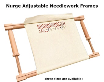 Nurge Adjustable Embroidery Table Stand Holder Cross Stitch Tapestry Hoop  Floor #C