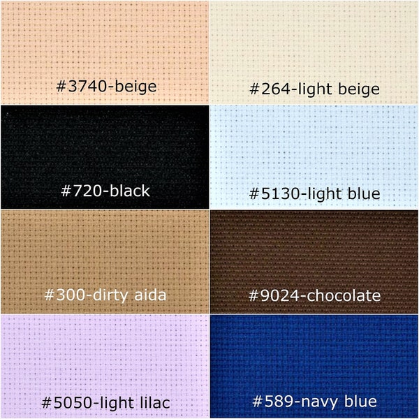 14 Count Zweigart Aida Fabric, Embroidery Cloth, Needlepoint Canvas, Cross Stitch Fabric, Aida 14 count, Zweigart Fabric