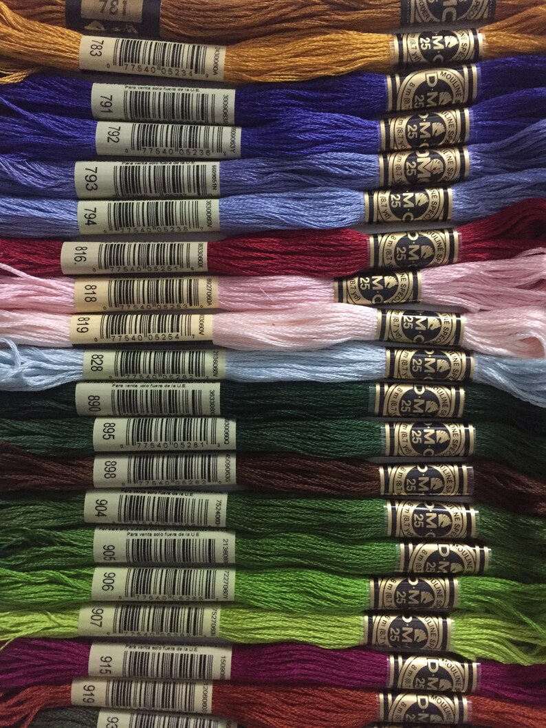Genuine DMC Floss 100 Colors Set