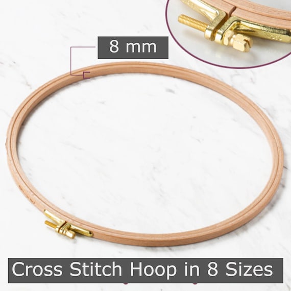 Wooden Embroidery Hoops Stitching Wooden Hoops&stands Cross Stitch