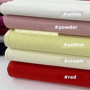 11 Count Soft Aida Cloth