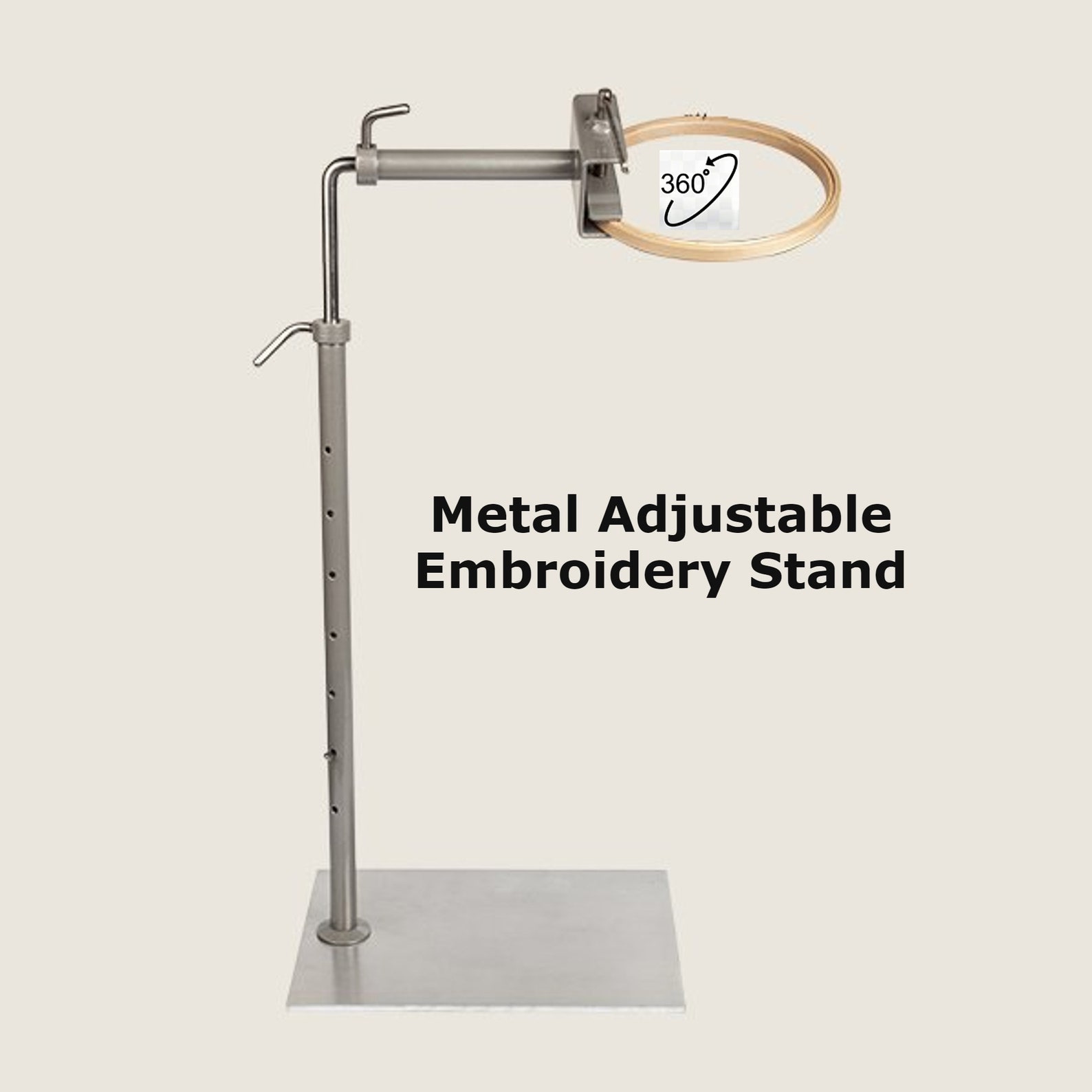 Metal Needlework Stand Stainless Steel Workstand With Side Etsy