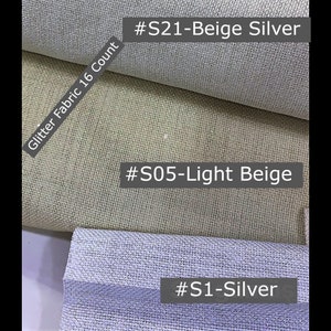 Sparkle Linen Opalescent Aida Look16 Count Fabric 63 X - Etsy