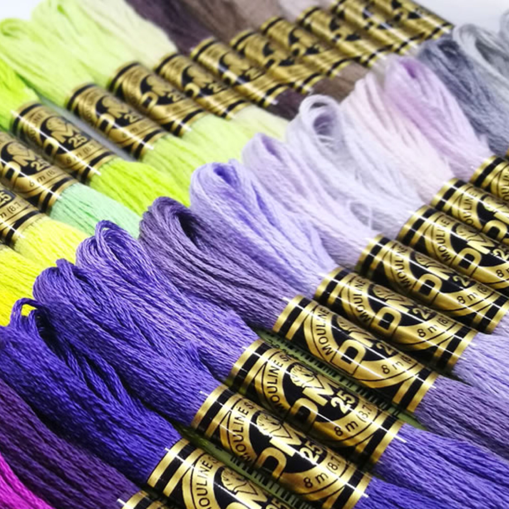 DMC Cotton Embroidery Floss Set, 35 New Colors - Etsy