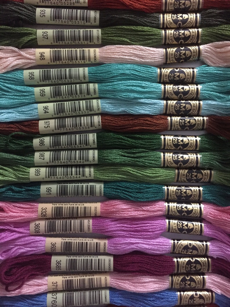 Genuine DMC Floss 100 Colors Set
