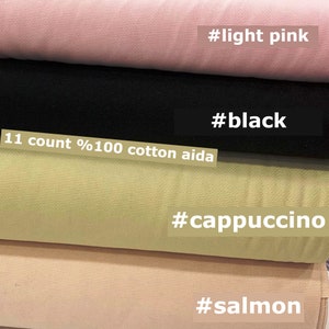 11 Count Soft Aida Cloth
