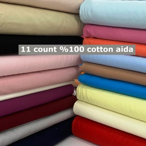 11 Count Soft Aida Cloth