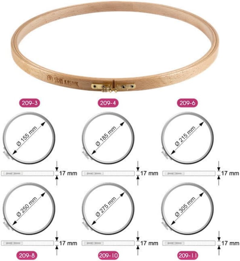 Wooden Embroidery Ring Cross Stitch Hoopneedlework Etsy