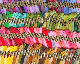 Genuine DMC Embroidery Floss, 500 Colors Complete Set