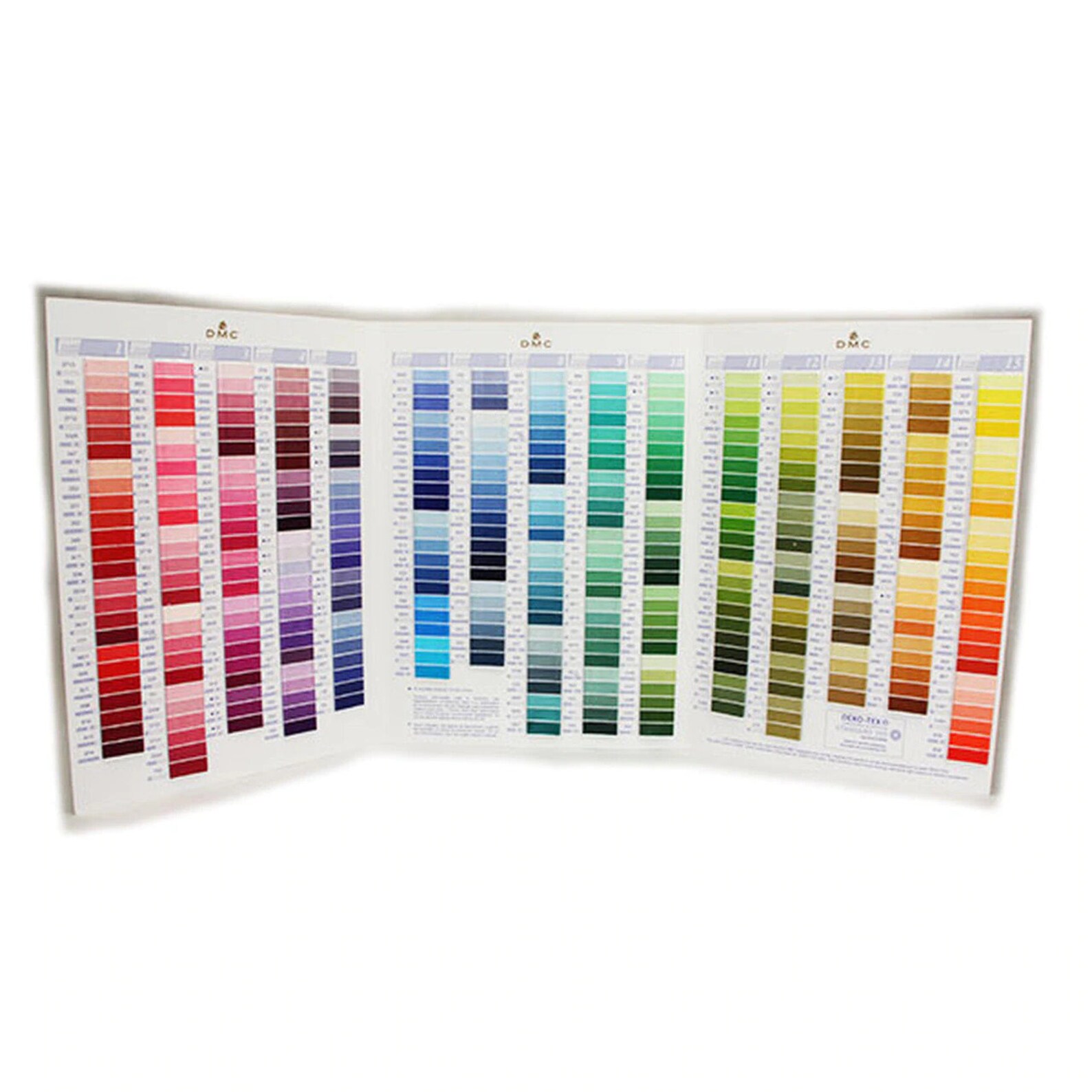 DMC Floss Colour Card With 500 Real Threadfloss Samplecraft Etsy