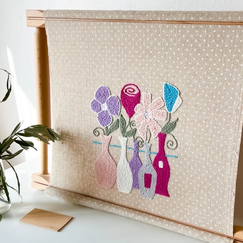 Nurge Embroidery Frame Adjustable Tension Tapestry Etsy