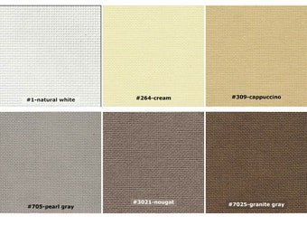 Tissu Aida Zweigart 20 unités, tissu à broder au point de croix