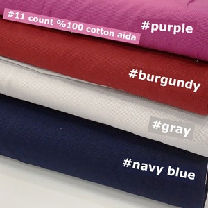 11 Count Soft Aida Cloth