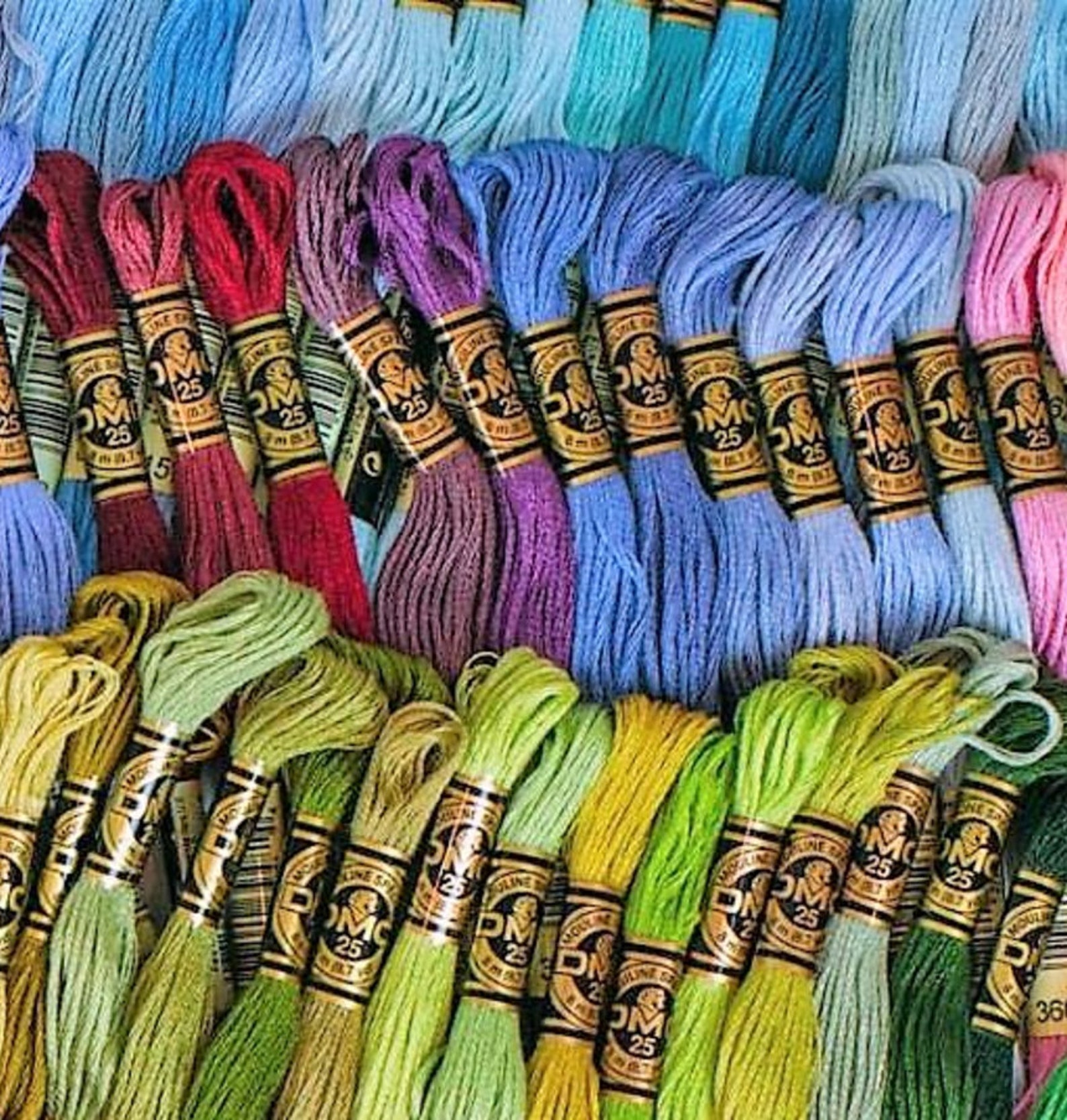 Genuine DMC Floss 501 Colors Complete SetMouliné Embroidery Etsy