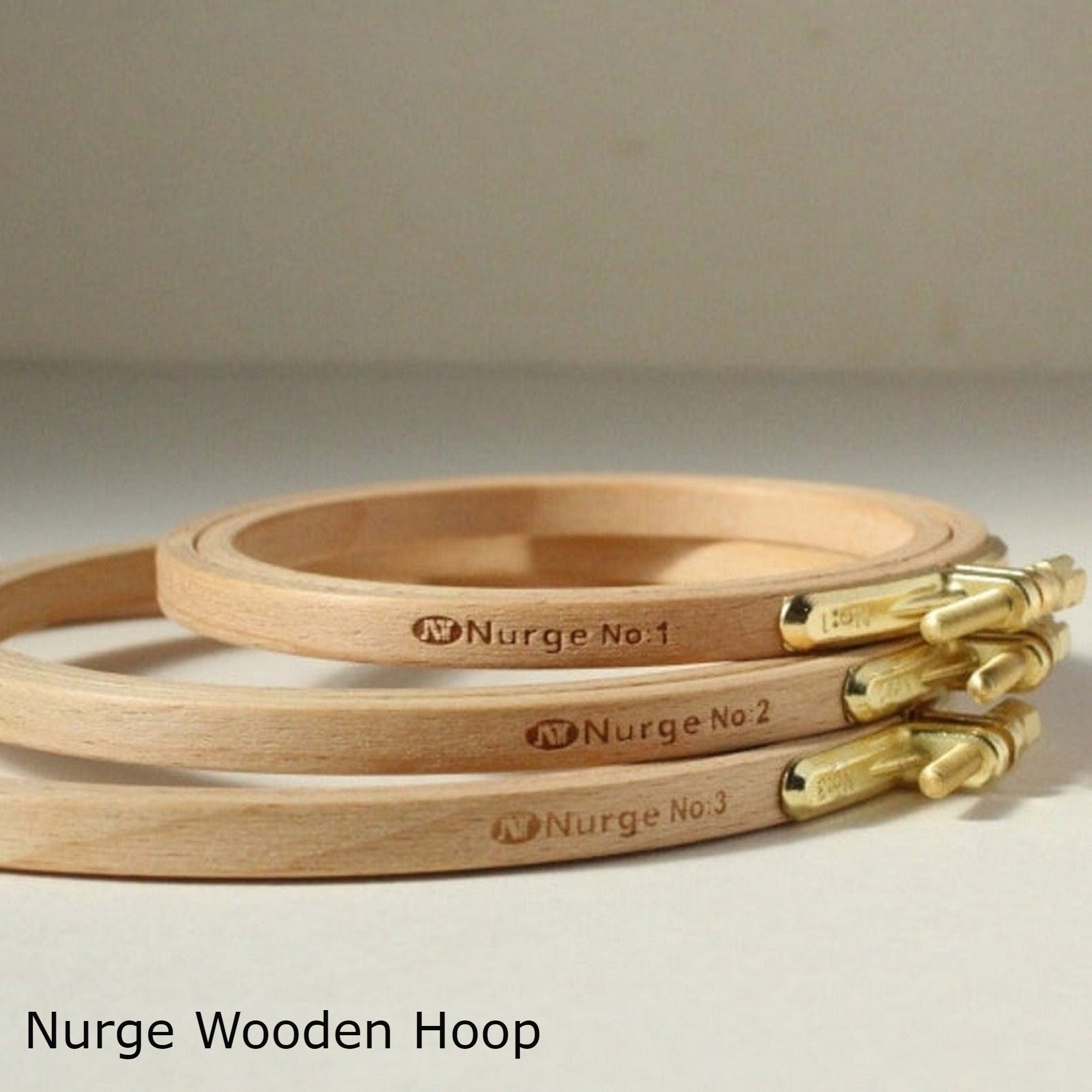 Nurge Wooden Embroidery Ring Cross Stitch Hoop in 8 Sizes 16mm  Depth,needlework Tools,stitching Hoop,wooden Embroidery,beading Hoop 