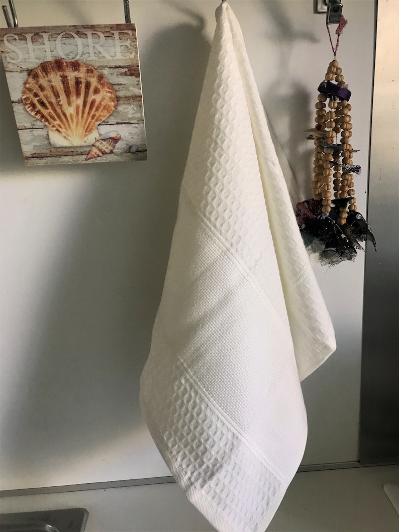 Cross Stitch Tea Towel Cream 16''x23'', Set of 6 Pack, DIY Kitchen Towel, Cotton Stitchable Towel, Hand Towel, Canvas Towel,Embroidery Towel image 6