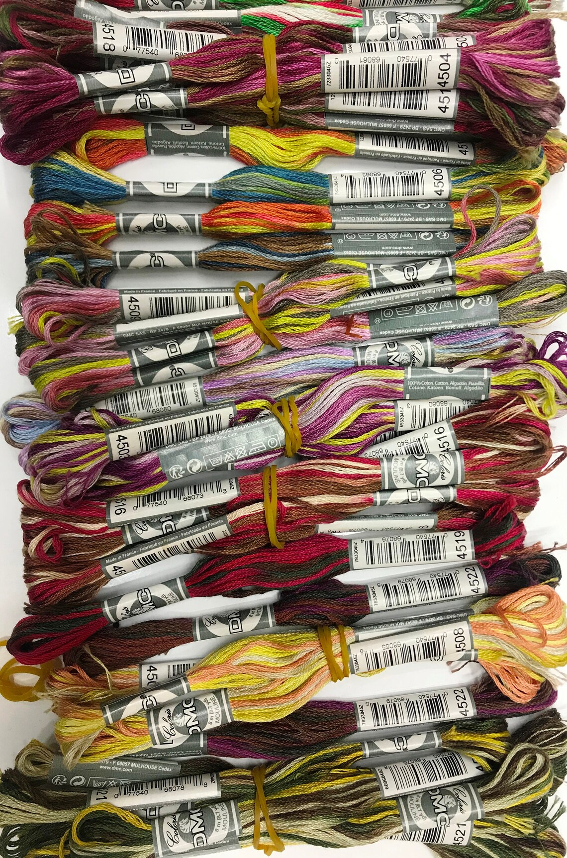 DMC Coloris Thread Set, 24 Color Collection, Full Set of 24 Colours ...