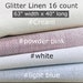 Sparkle Linen Opalescent Aida Look,16 Count Fabric 63' x 40',Glitter Linen,Fabric to Stitch, Embroidery Fabric,Soft Linen Cloth 