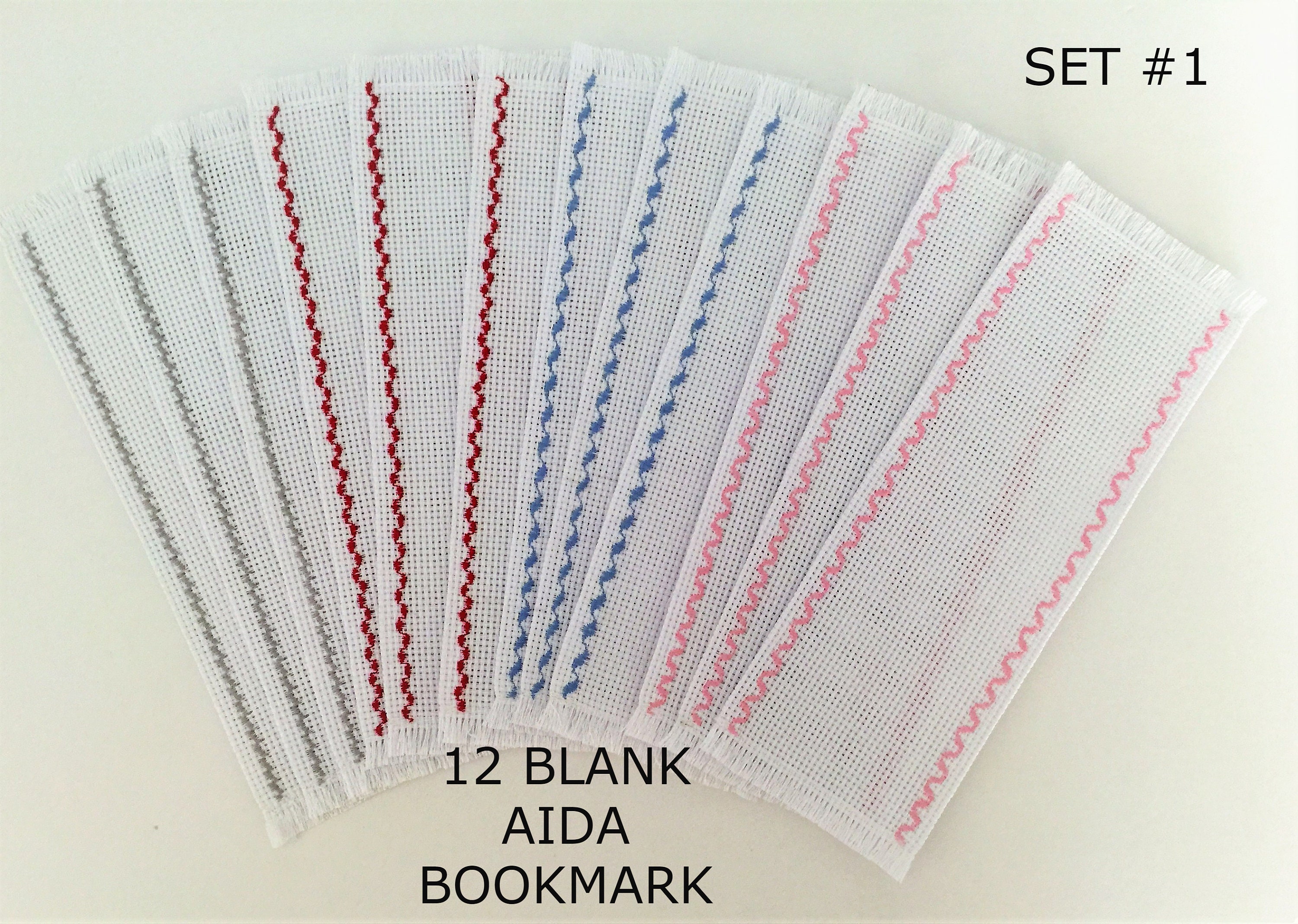 BOOKMARK CROSS STITCH Kit, Bookmark With Ribbon, Bookmark With Pansy,14ct.  Aida Kit,bookmark for Friend,gift for Cross Stitcher,bookmark Kit 