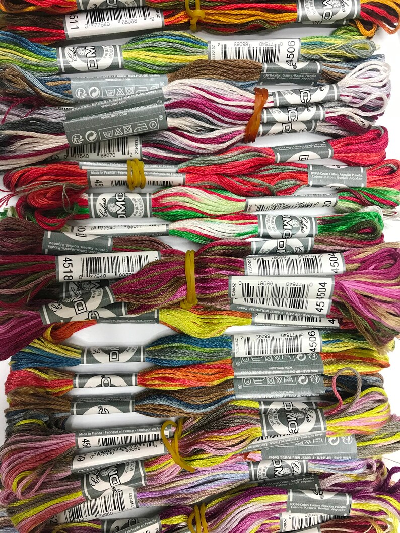 DMC Coloris Thread Set, 24 Color Collection, Full Set of 24 Colours ...