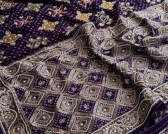 Pure Khaddi georgette Banarasi weaving saree with zardozi pearl and sequence work