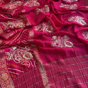 Pure munga silk Banarasi weaving saree