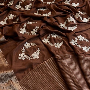 Pure Munga silk Banarasi weaving saree