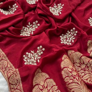 Beautiful Pure Munga silk saree.