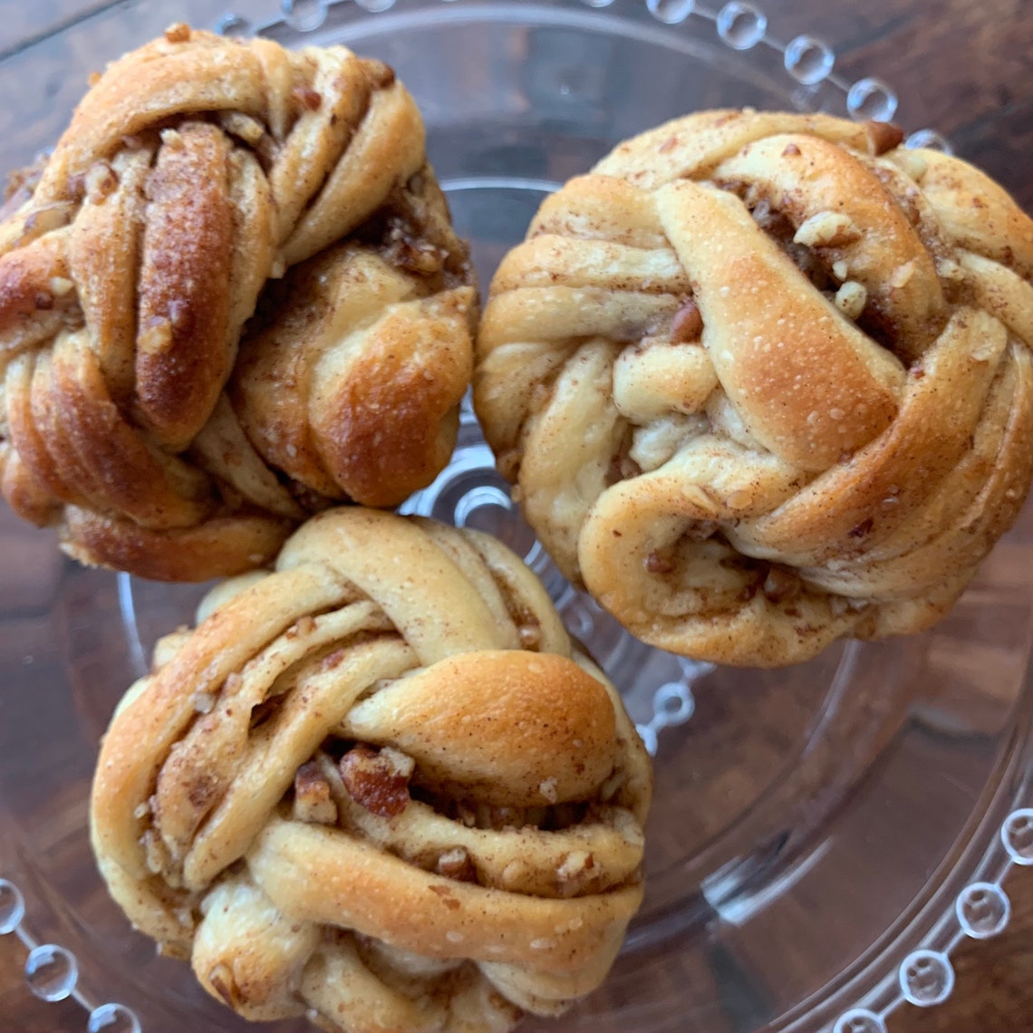 Cinnamon Roll Knots Etsy