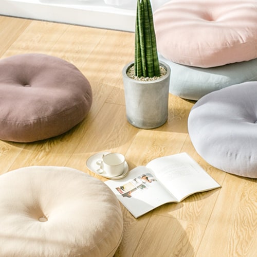 Floor Cushion Round Floor Seat large Floor Tatami Round Etsy