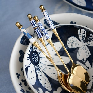 Stainless steel spoon - tea spoon - coffee spoon - ceramics spoon - stainless tableware - farmhouse tableware self care gift