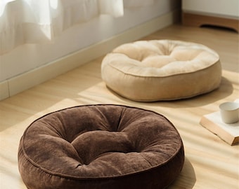 circular floor pillow