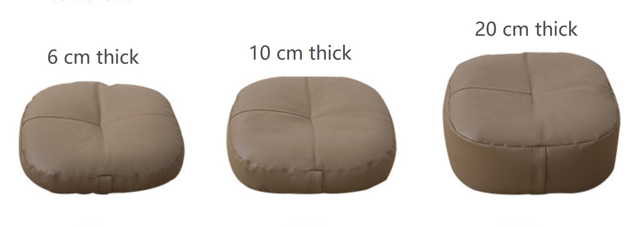 Summer Floor Cushion Faux Leather Livingroom Futon PU Etsy