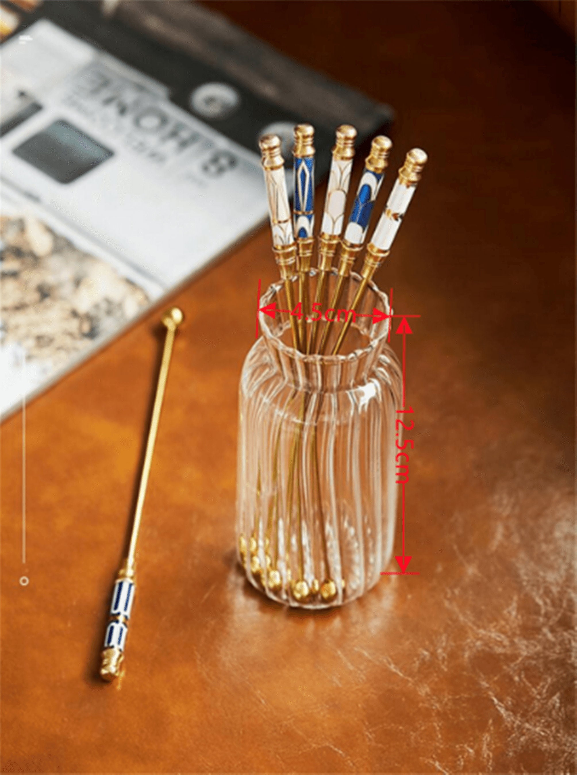 Ceramic Stirring Stick Stainless Steel Stirring Stick Etsy