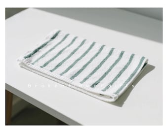 Striped cotton towel - bath towel - pure cotton towel - soft towel - highly absorbent towel - combed cotton towel - hand&face towel