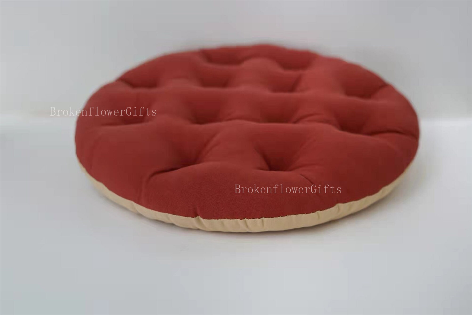Round Seat Cushion Floor Cushion 15.7'' Chair Seat Etsy