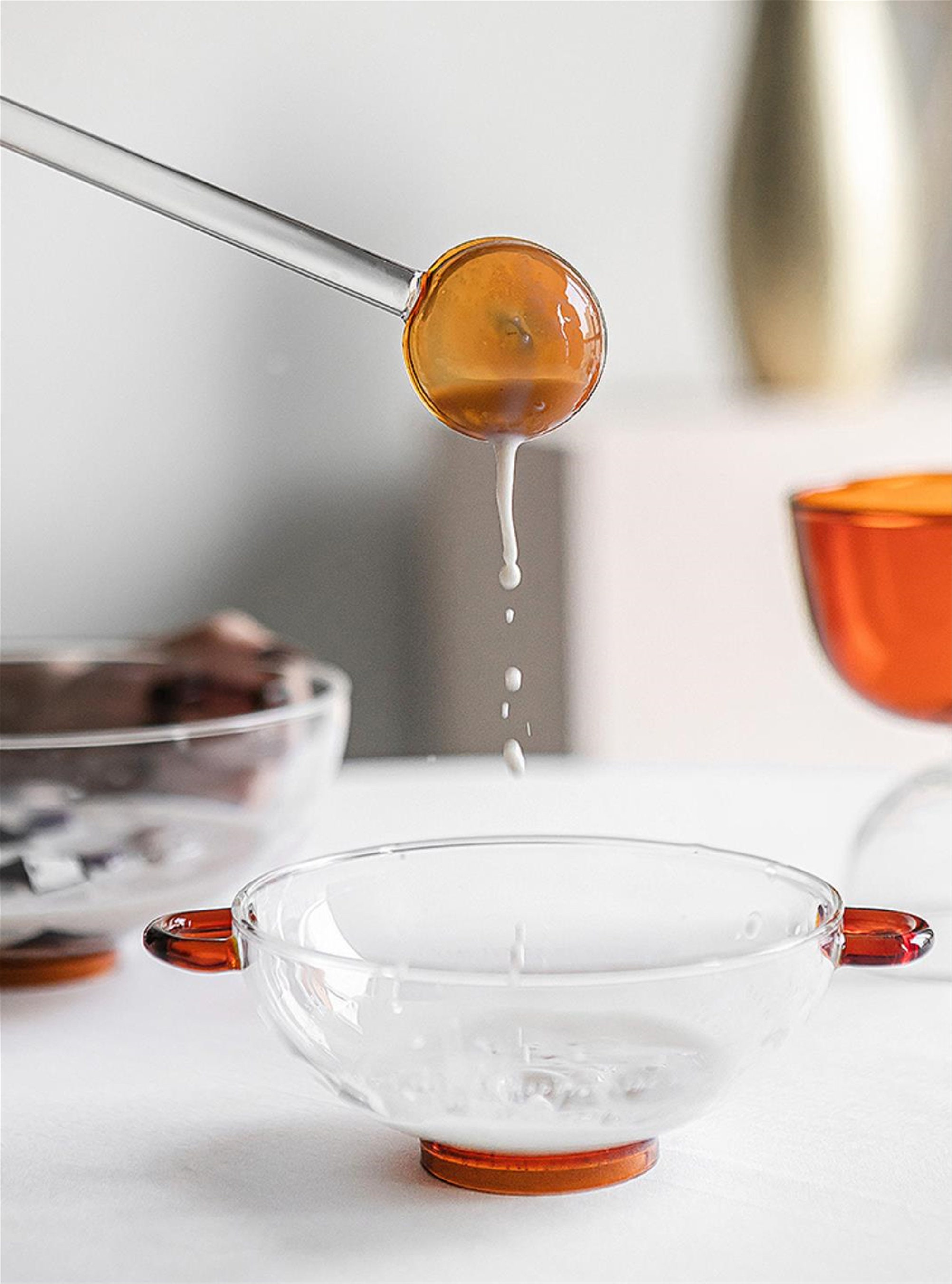 Serving glass bowl heat resistant salad bowl dessert glass Etsy