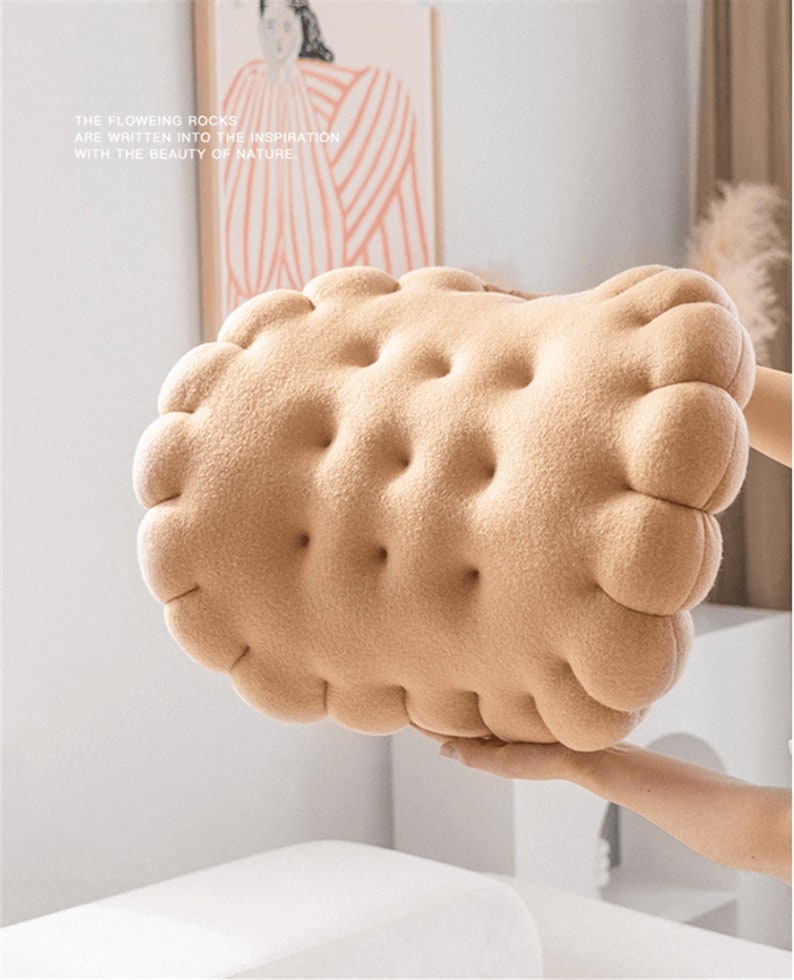 Cookies Cushion Plush Cushion Round Cushion Rectangular Etsy
