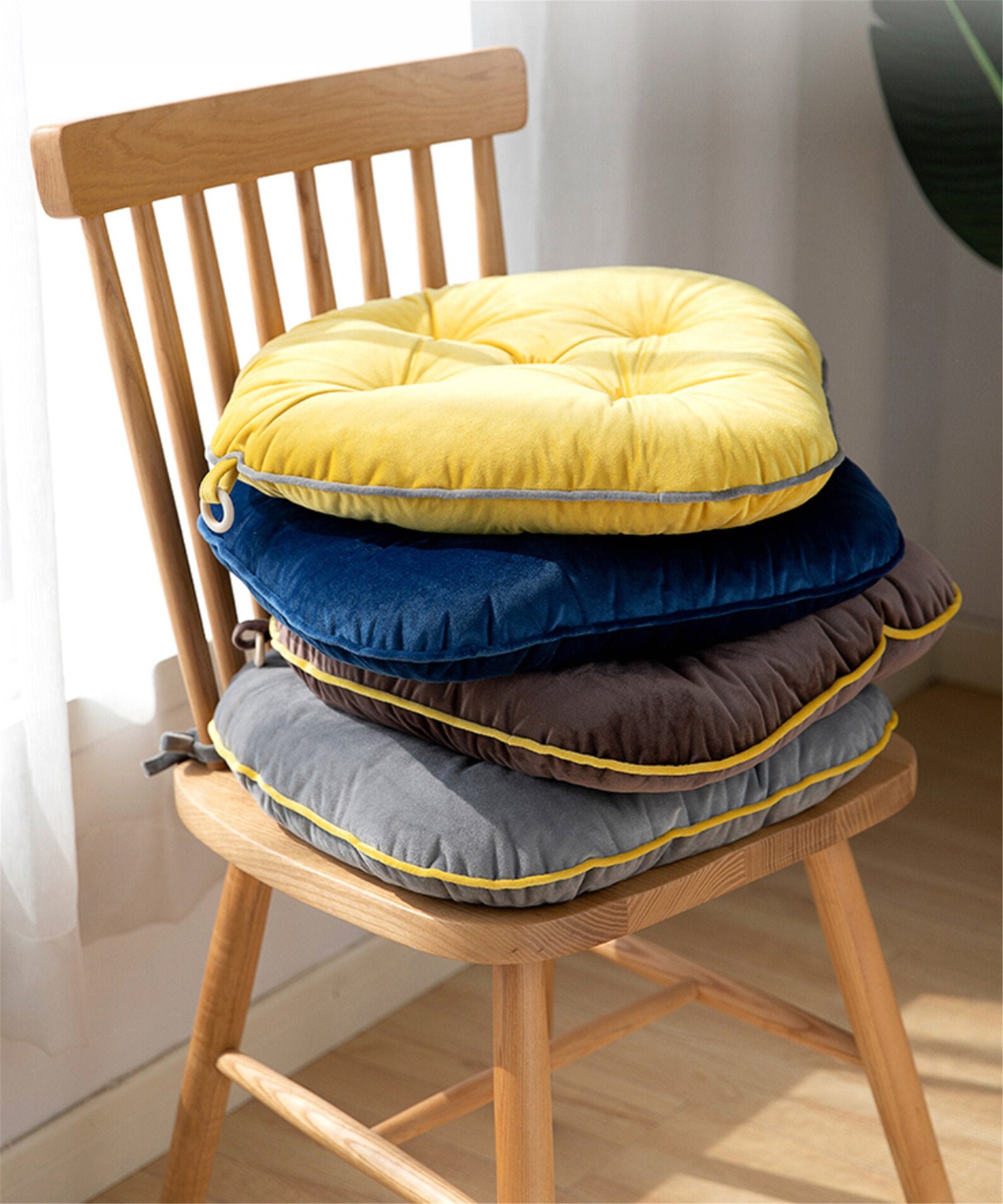 Cushionskitchen Chair Cushions With Ties Thick Seat Pad Etsy