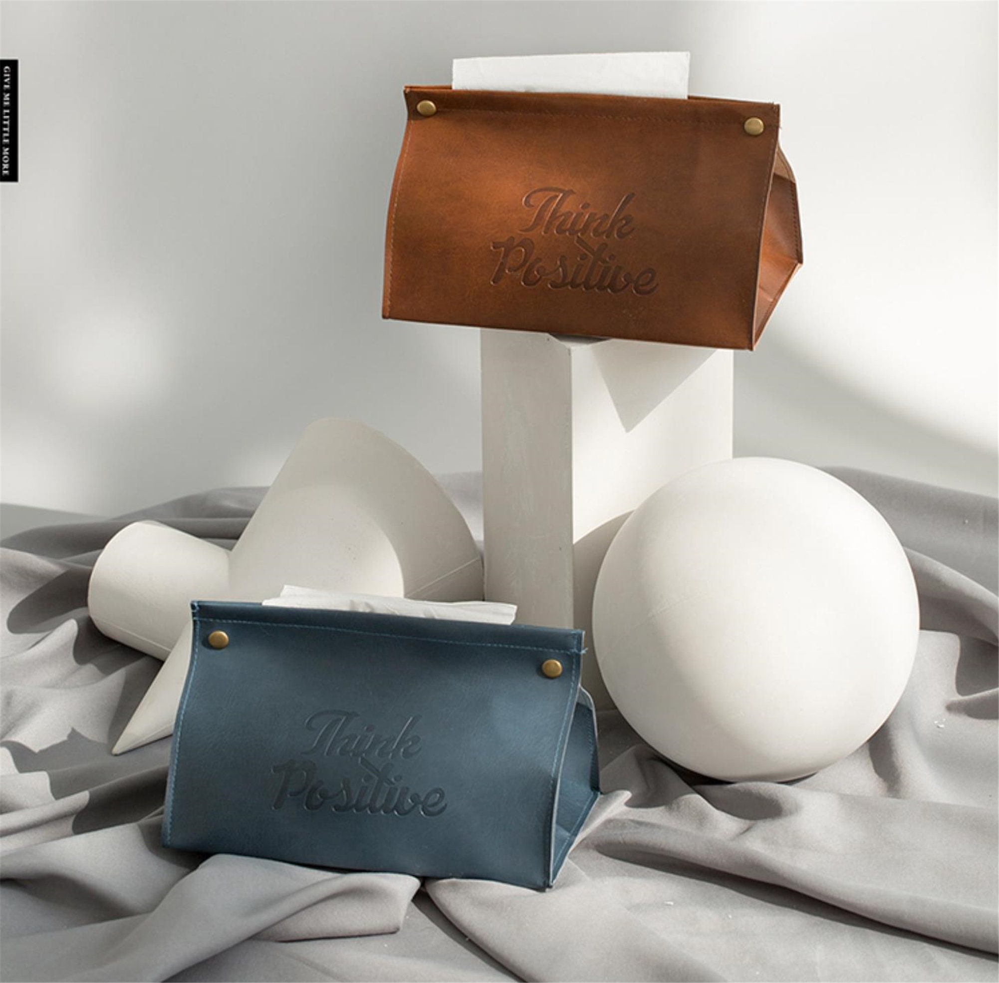 Faux leather tissue box coverTissue holderinterior storage Etsy