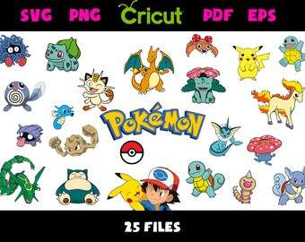 Pokemon Svg Etsy