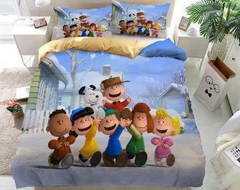 Peanuts Bedding Etsy