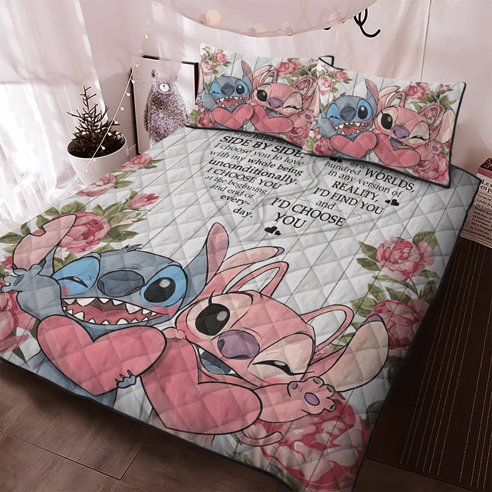 Disney Lilo and Stitch Bedding Set Lilo and Stitch Comforter Etsy