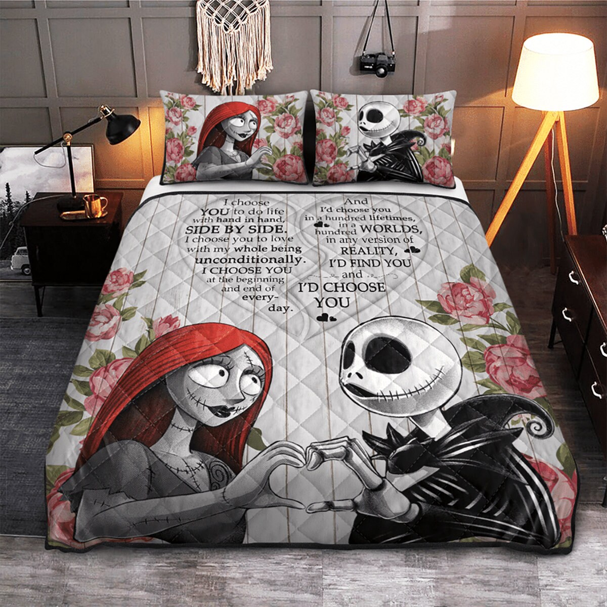 Jack Skellington Bedding Set Jack Skellington Duvet Cover | Etsy