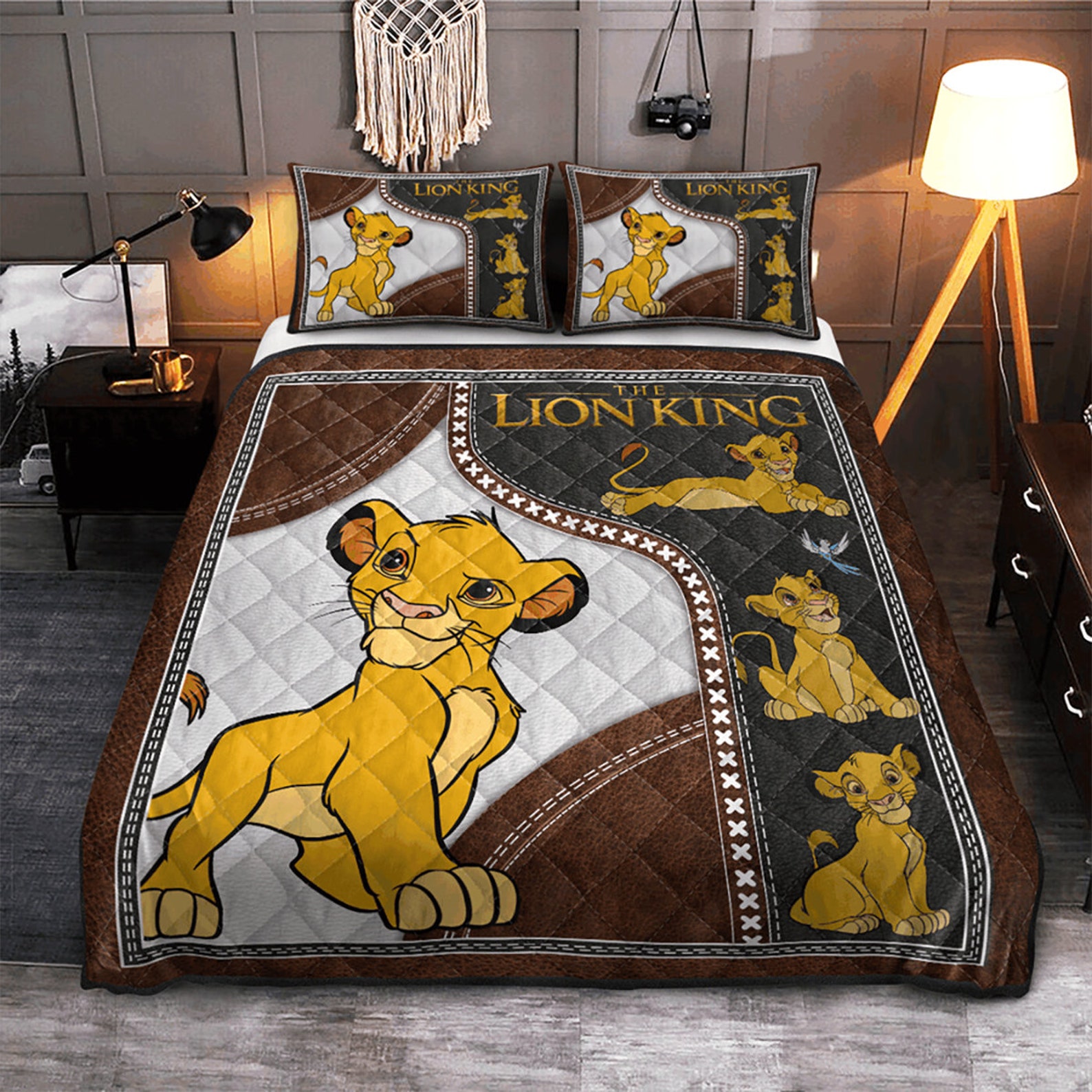 The Lion King Bedding Set The Lion King Duvet Cover The Lion Etsy