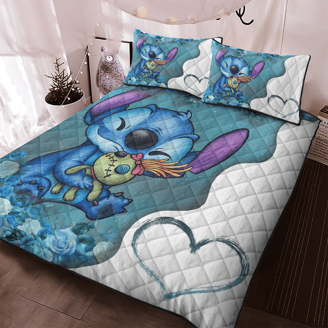 Disney Lilo and Stitch Bedding Set Lilo and Stitch Comforter Etsy