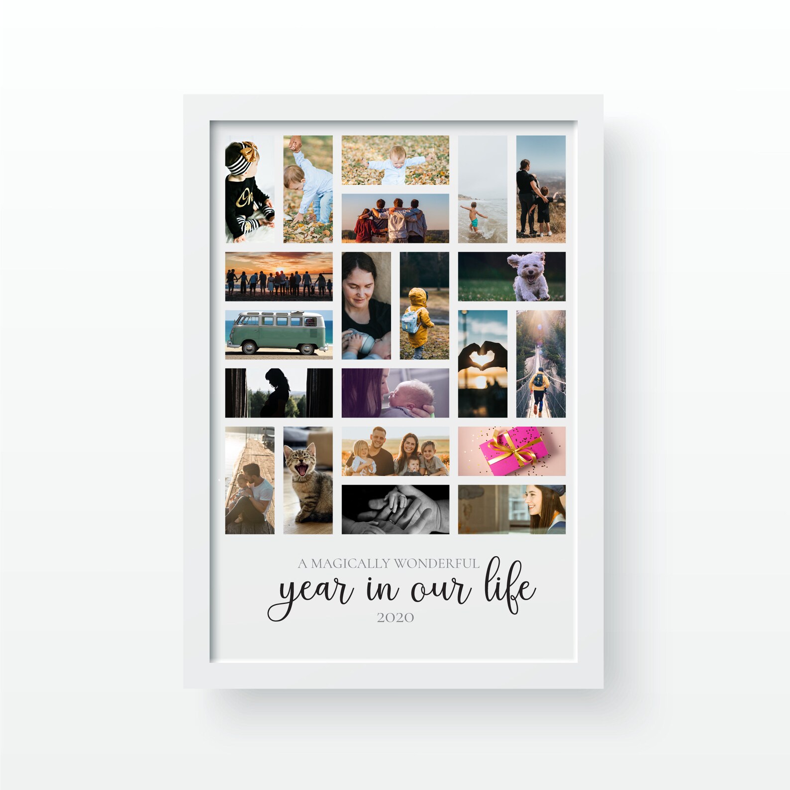 Photo Collage Family Photo A3 A3 A4 A5 A6 Unframed Etsy