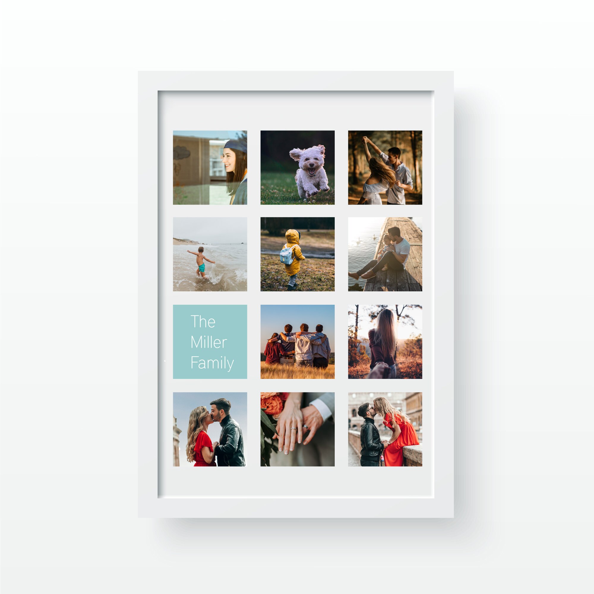 Photo Collage Family Photo A3 A3 A4 A5 A6 Unframed Etsy